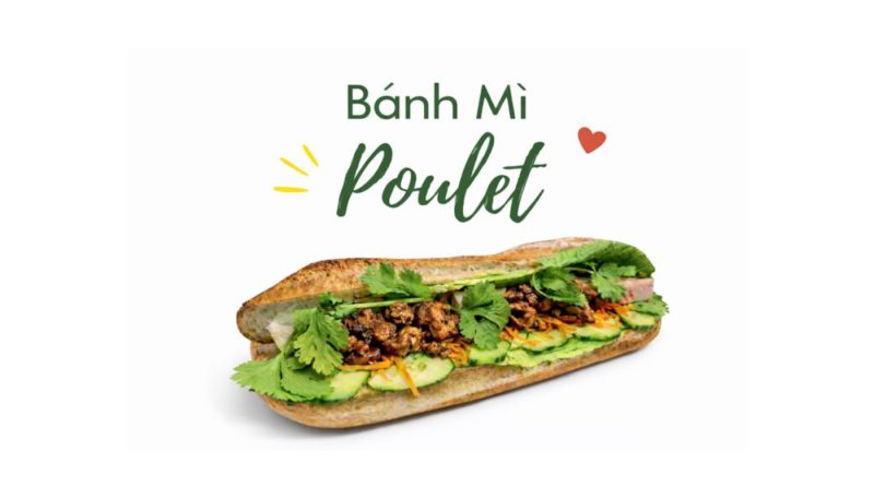 Bánh mì Poulet Laqué