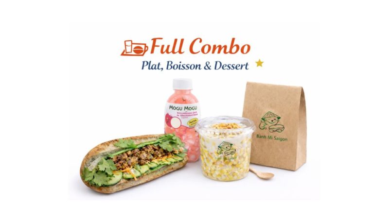 Full Combo Gourmand (Repas + Boisson + Dessert)